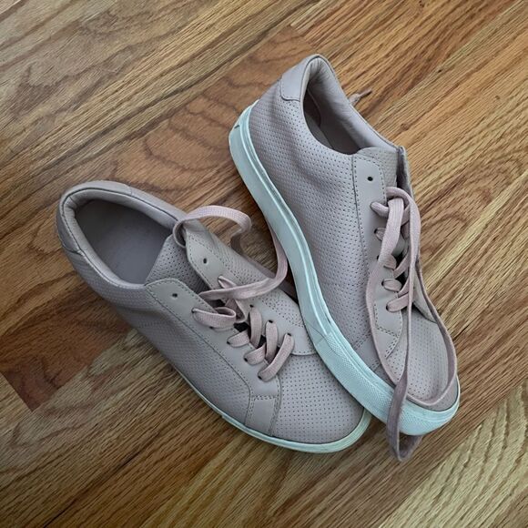 Greats Women’s Pink Leather Designer Royale  Shoes  Size 8.5 Made In Italy - Picture 1 of 6